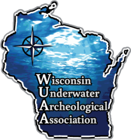 Wisconsin Underwater Archeological Association logo.