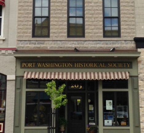 Building exterior of the historical society for Port Washington.