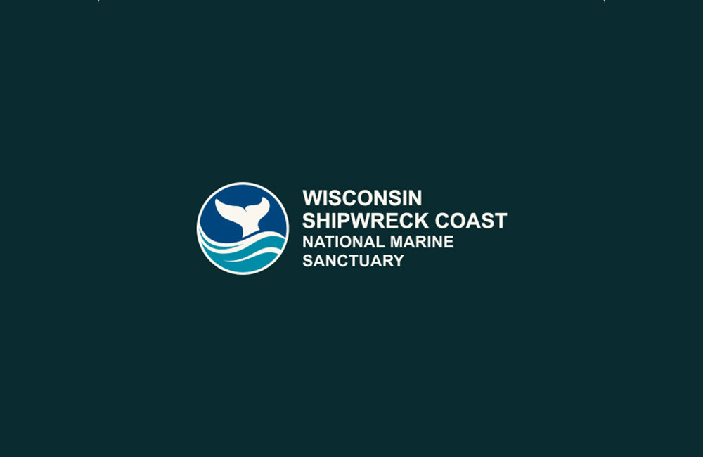 Wisconsin Shipwreck Coast National Marine Sanctuary logo.