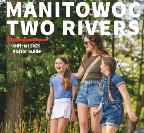 Cover of the Two Rivers Manitowoc visitors guide.